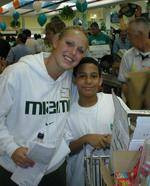 Miami Swimming and Diving Team Participates in the Shop with a Jock Program