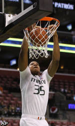 Kadji Notches Double-Double in Canes' 76-61 Win