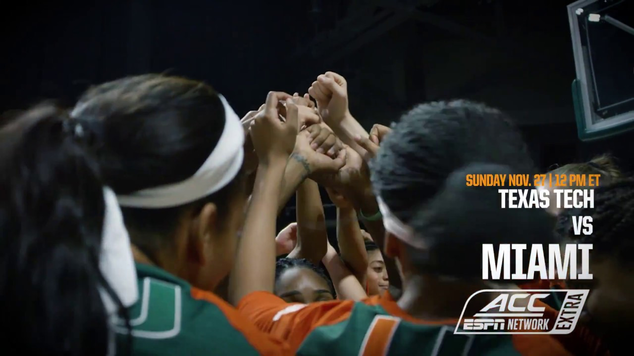 Miami Women's Basketball | vs Texas Tech | Miami Thanksgiving Tournament | 11.27.16