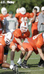 Hurricanes Begin Third Week of Spring Practice