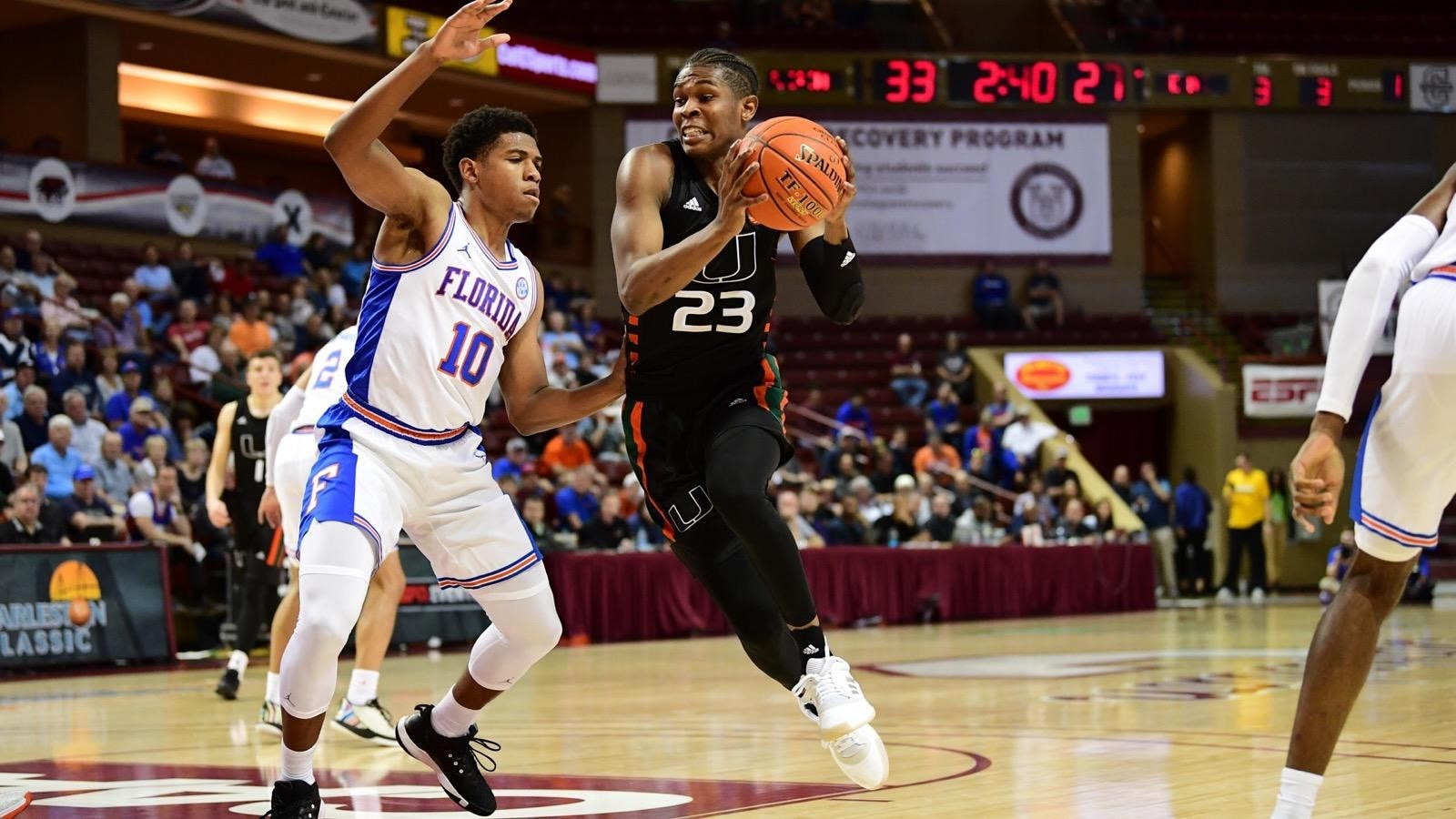 MBB Falls to Florida in Charleston Classic Semifinals
