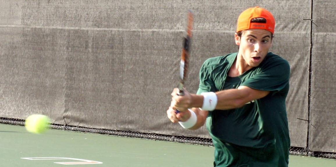 MTennis Battles No. 50 Rice at Home