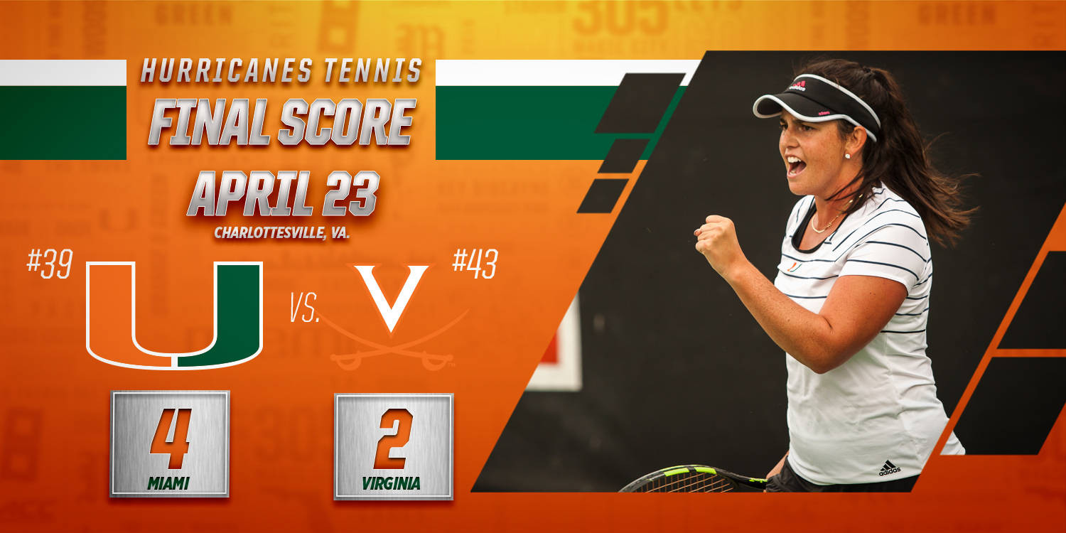 @CanesWTennis Comes Back to Beat No. 43 UVA, 4-2