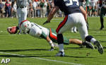 Clutch Plays Help Miami Defeat Virginia In Overtime, 24-17