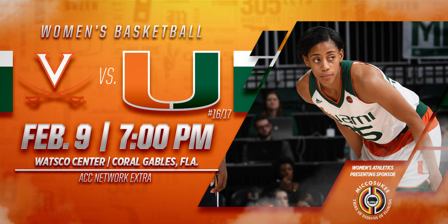@CanesWBB Welcomes Virginia to the Watsco Center