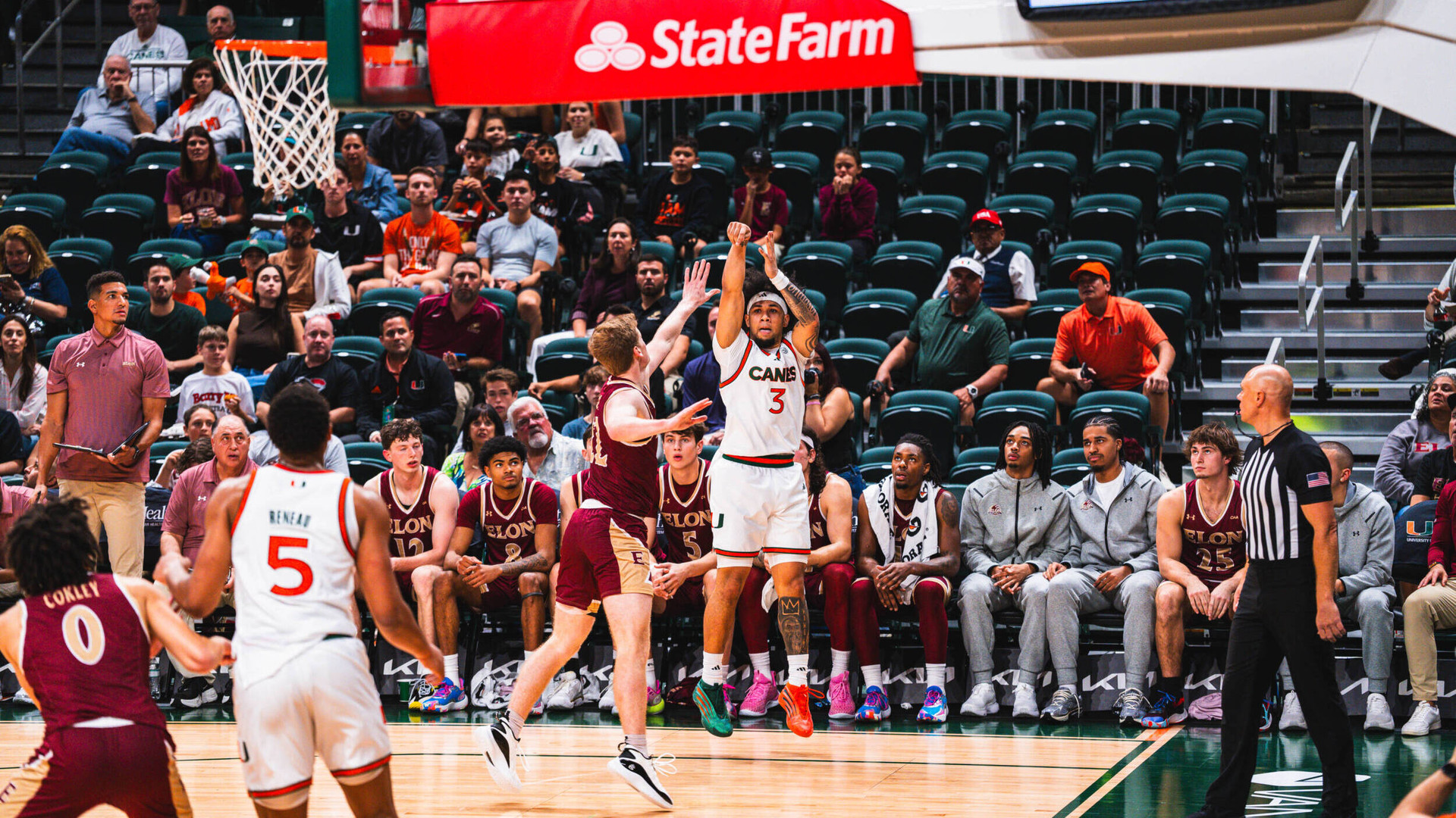 Miami Rolls to 99-72 Win Over Elon