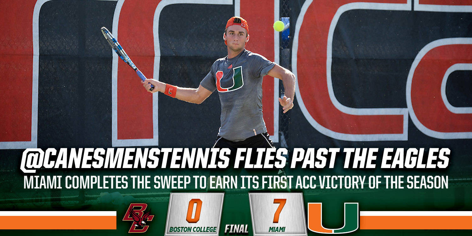 Miami Shuts Out Boston College