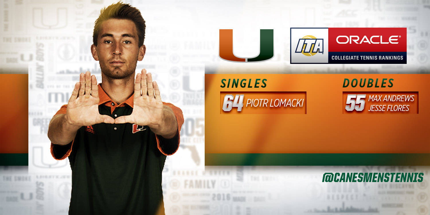 A Trio of Canes in the ITA Rankings