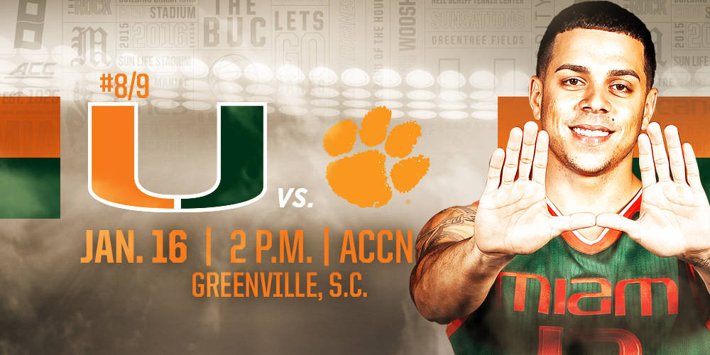 Game Day: #8/9 Miami at Clemson