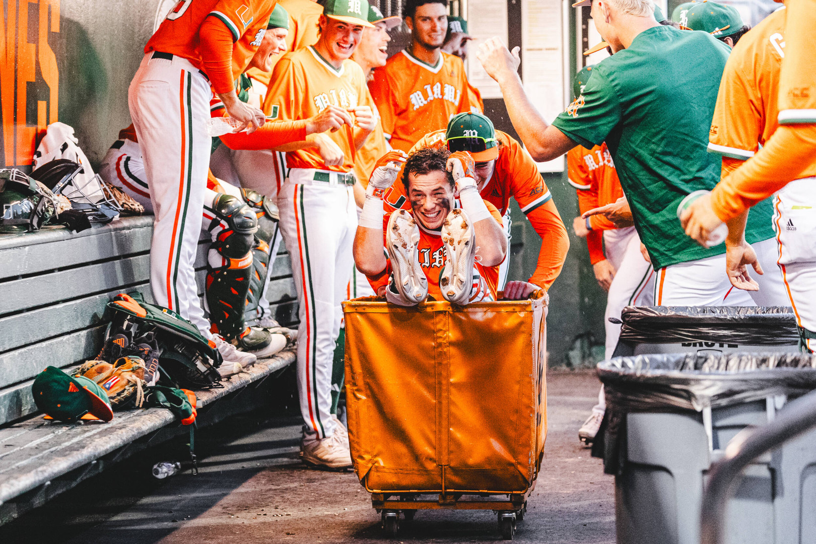 Miami Run Rules No. 15 North Carolina, 14-1