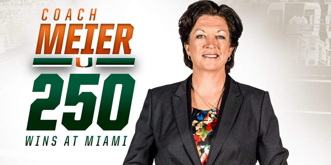 WBB Wins at UVA for Meier’s 250th Victory at Miami