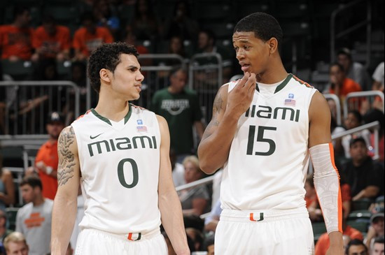 2012 Miami Hurricanes Men's Basketball vs Minnesota