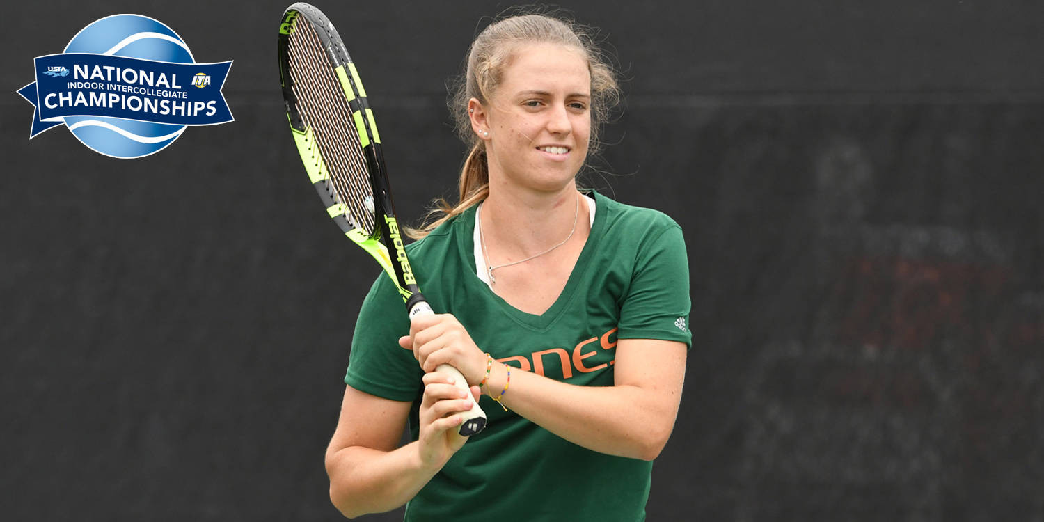 Lohan Drops Opener at USTA/ITA National Indoors