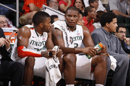 2012 Miami Hurricanes Men's Basketball vs Maryland