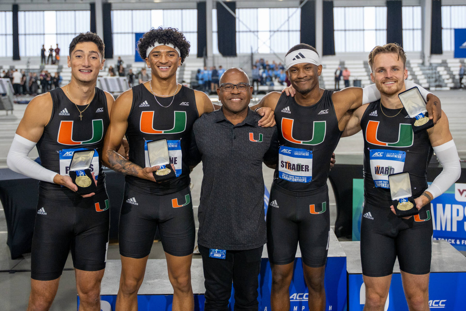 Men’s 4x400m Relay Wins Gold; Three School Records Fall at ACC Indoor Championships