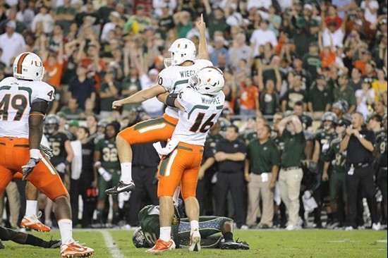 2011 Miami Hurricanes Football vs USF