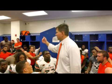 Inside the Canes Locker Room | FAU | 9.11.15