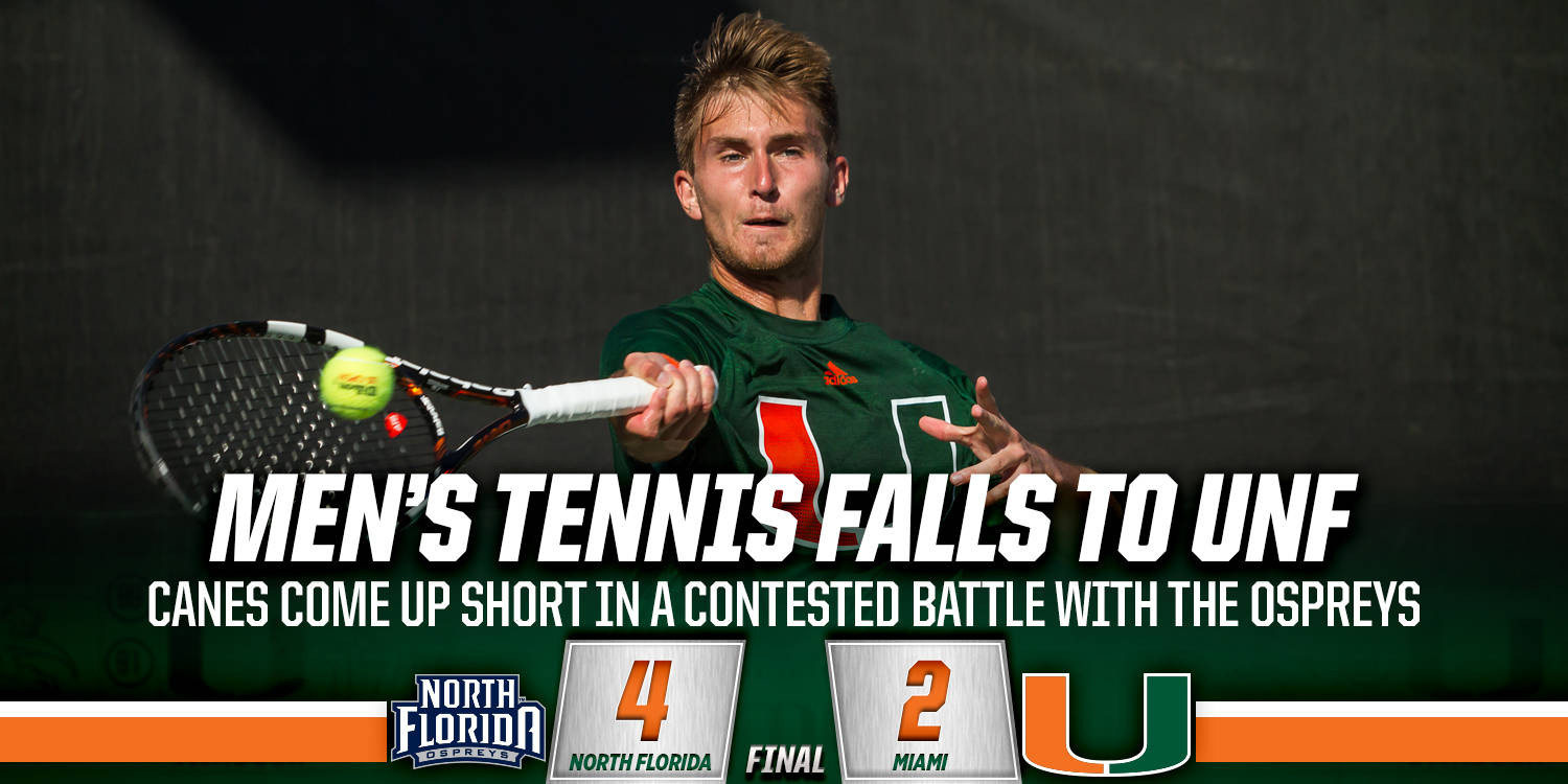 Men's Tennis Falls to UNF, 4-2