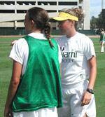 Women's Soccer Plays Exhibition Match