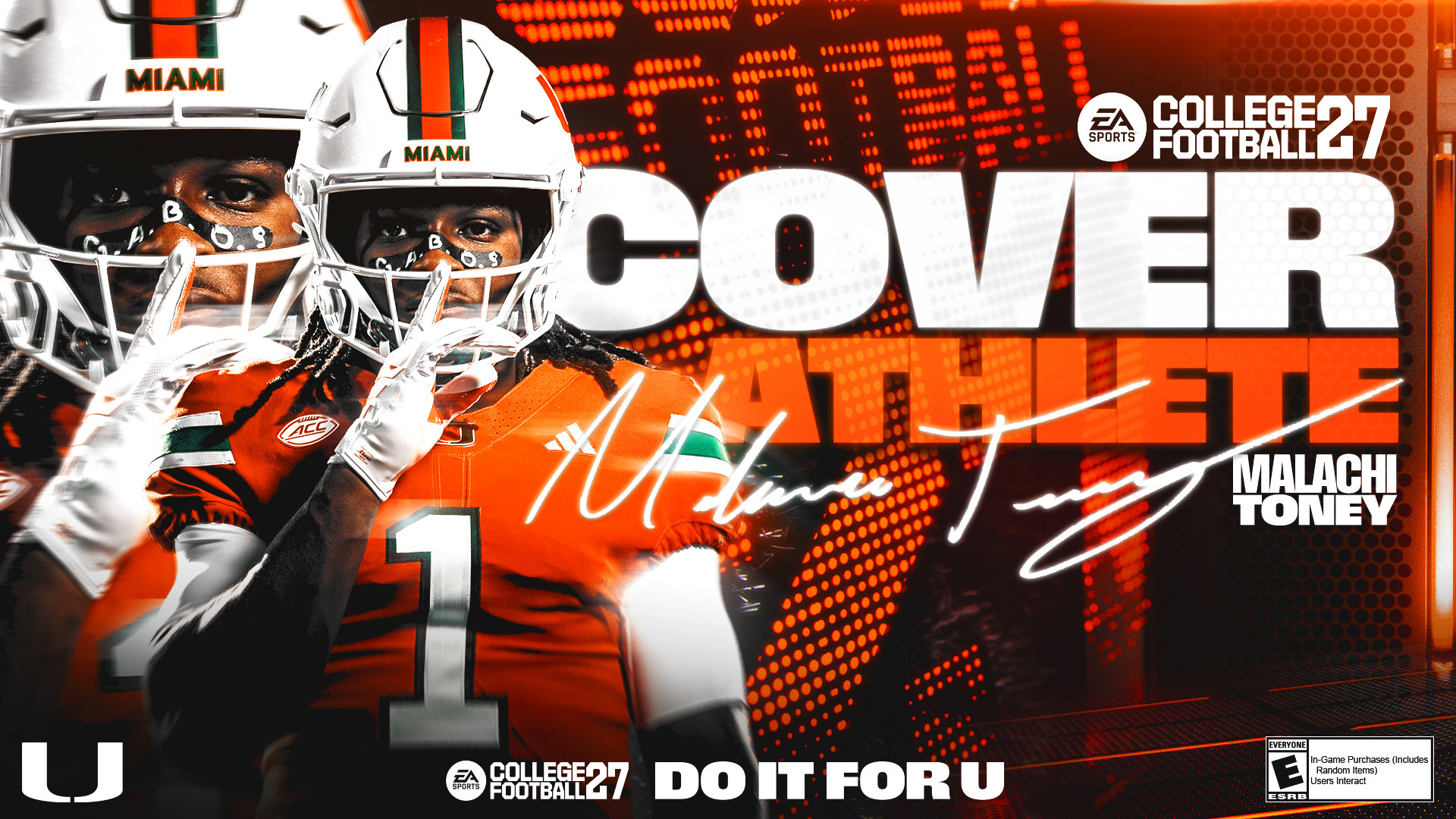 Malachi Toney Revealed as Cover Athlete for EA SPORTS College Football 27