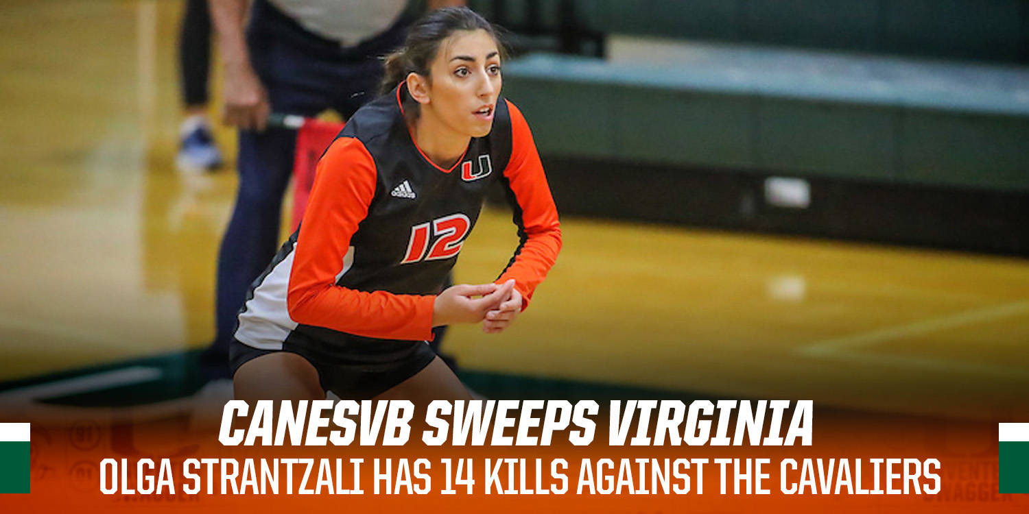 @CanesVB Sweeps Virginia, 3-0