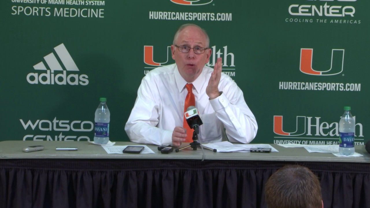 Jim Larrañaga | Notre Dame Post Game Presser | 1.12.17