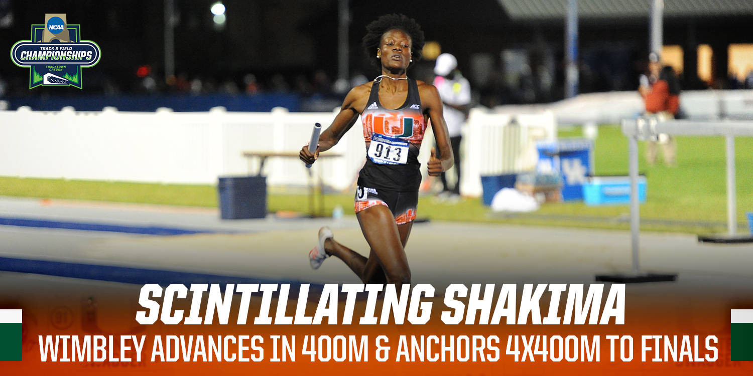 Shakima Wimbley & 4x400m Relay Advance at NCAA Outdoor Championships