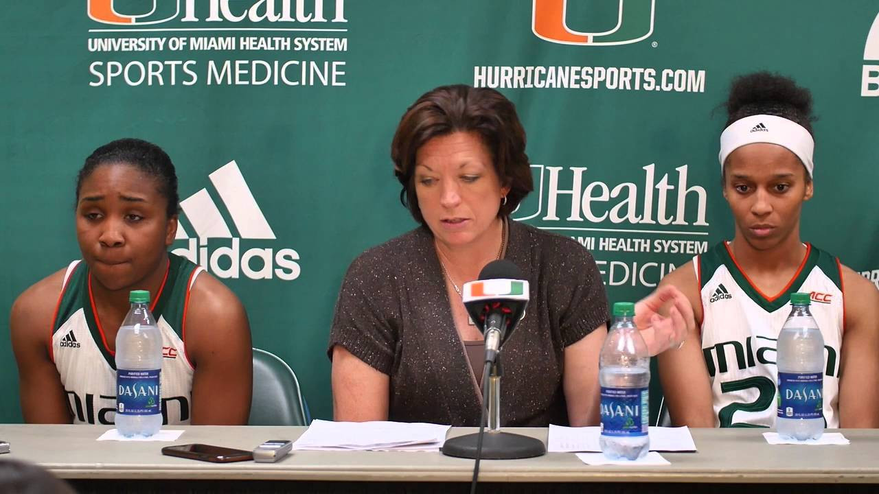 Head Coach Katie Meier, Jessica Thomas & Adrienne Motley | Post Game Presser Syracuse | 02.01.16