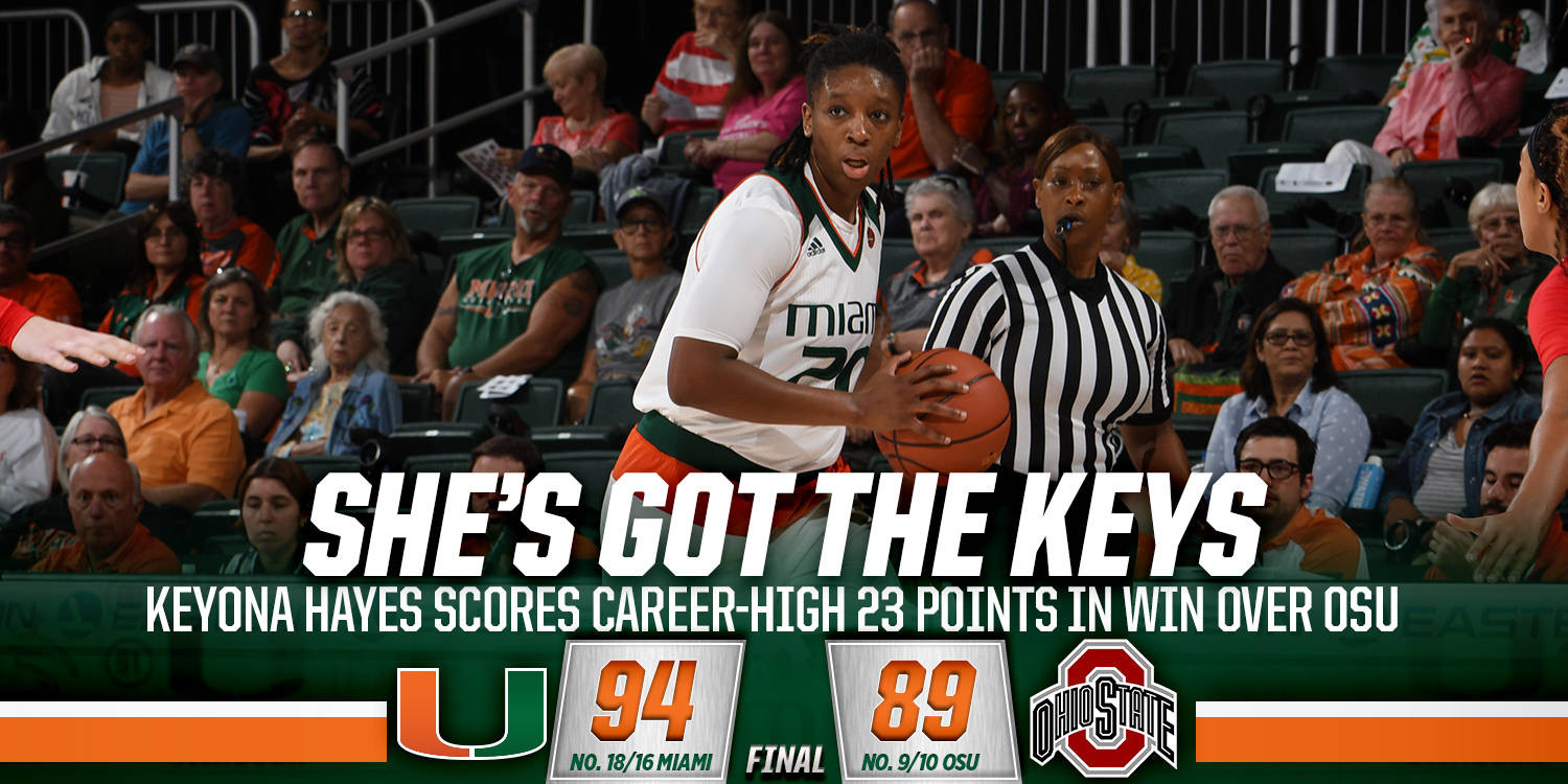 @CanesWBB Wins OT Thriller at No. 9/10 Ohio State