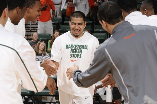 2012 Miami Hurricanes Men's Basketball vs Boston College