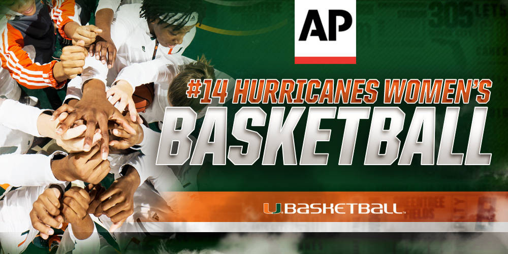 @CanesWBB Ranked No. 14 in Preseason AP Poll