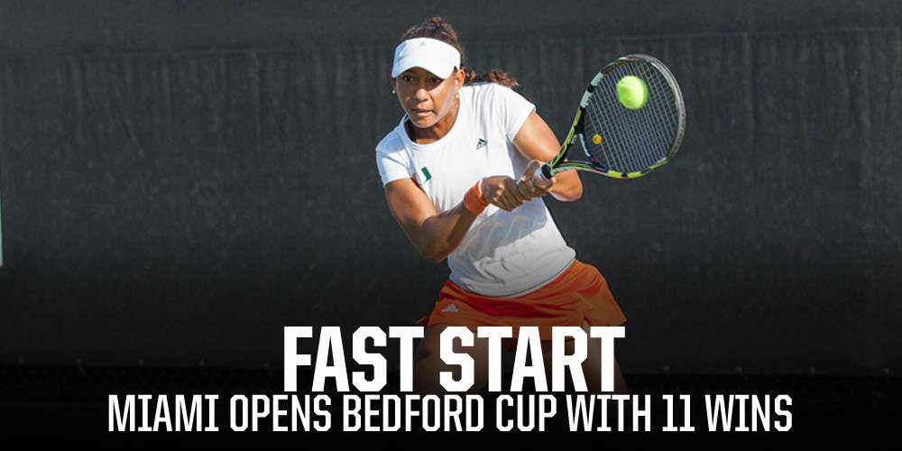 W. Tennis 11-3 on Day One of Bedford Cup