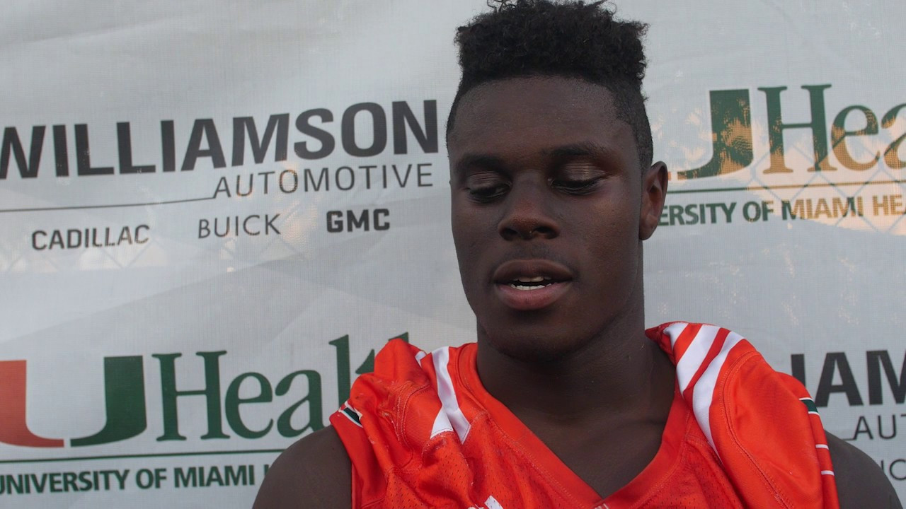 David Njoku | Post Practice | 12.15.16