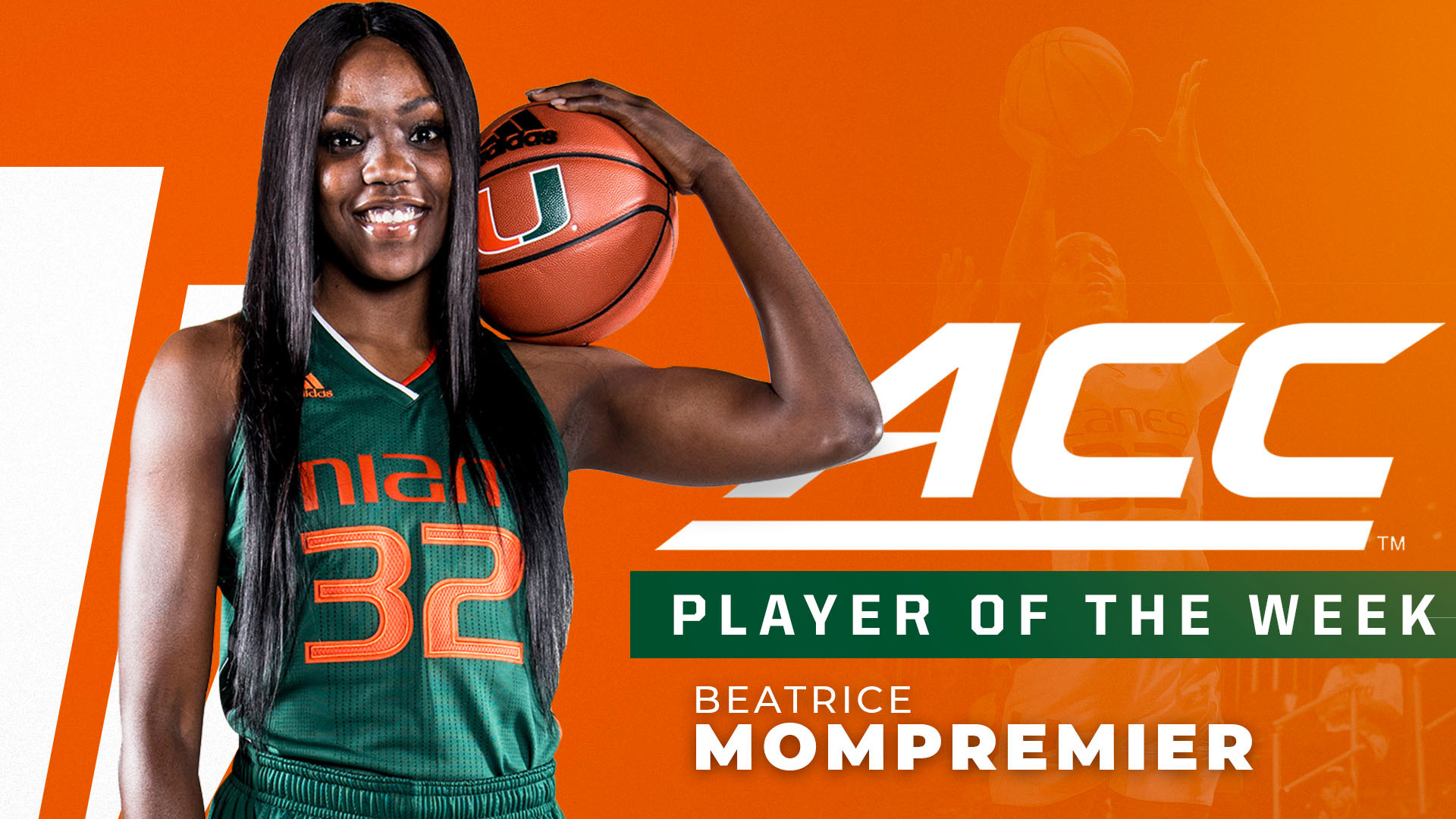 Mompremier Earns Second ACC Player of the Week Honor