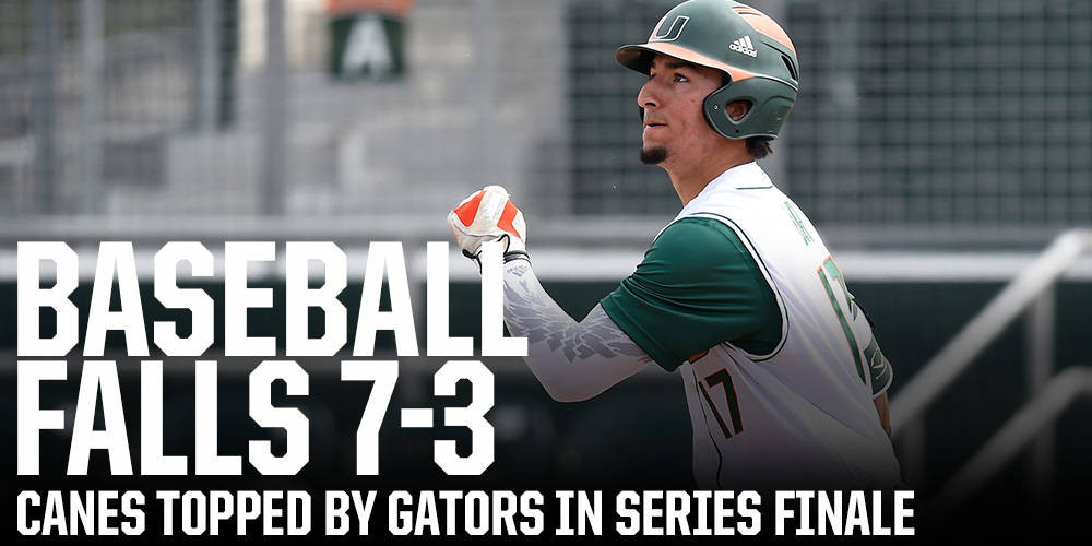 No. 6 Miami Falls to No. 1 Florida 7-3 in Finale