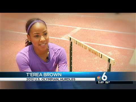 #OlympicCanes: NBC Miami T'erea Brown Feature