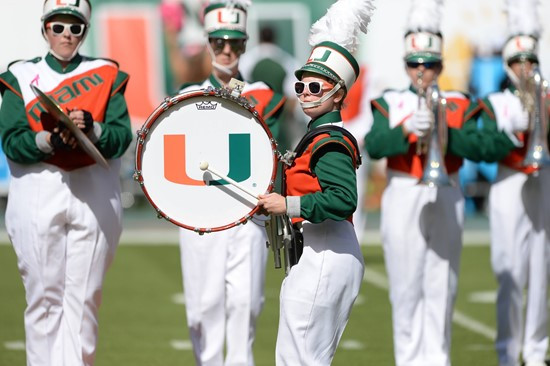 The #14'th ranked University of Miami Hurricanes play the Georgia Tech Yellow Jackets at Sun Life Stadium on October 05, 2013. Photo by Steven...