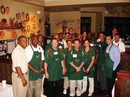 South Florida Hurricane Club Regional Chapter Celebrity Waiter Dinner, May 19, 2008