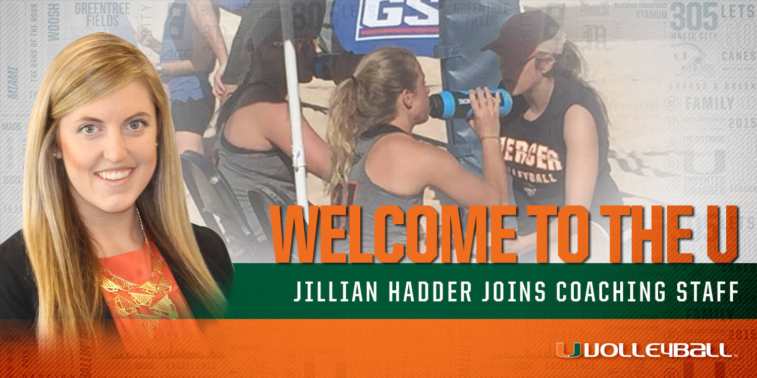 Jillian Hadder Joins @CanesVB Coaching Staff