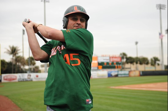 The University of Miami Baseball Team hosted FanFest/Alumni Day at Alex Rodriguez Park on February 12, 2011.  Photos by Steven Murphy/SPN