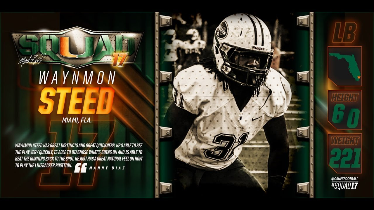 Early Enrollees | Canes Football | Jon Beason on Waynmon Steed