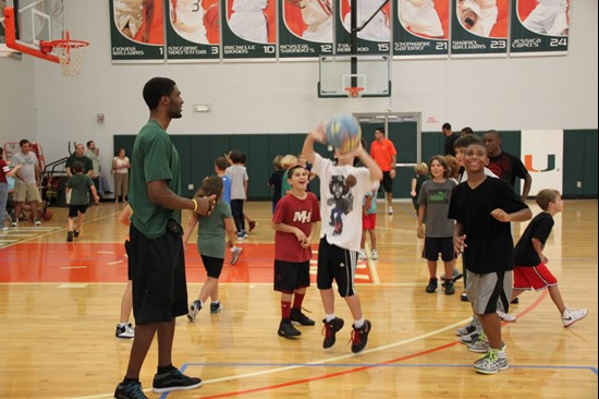 Jim Larranaga &acirc;?oeBack to School&acirc;?? Basketball Clinic