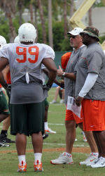Hurricanes Complete First Week of Practice