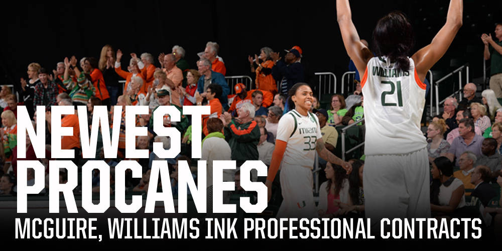 McGuire and Williams Sign Pro Deals