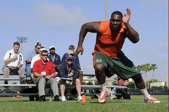 2011 Miami Hurricanes Football Pro Day #2