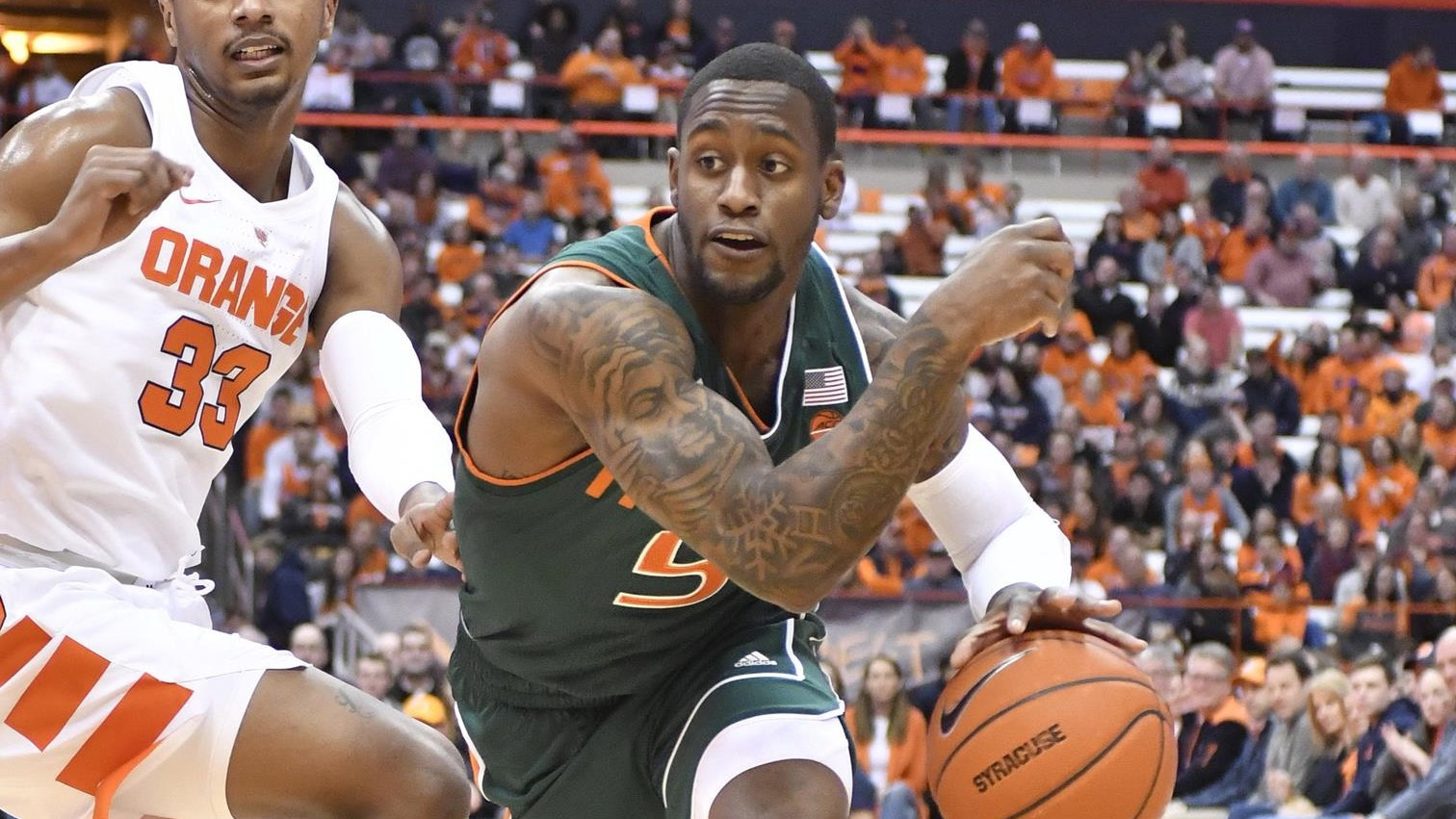 Johnson Steps Up for Canes Hoops