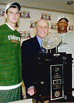 Get Your Photo taken with the Miami National Championship Trophy