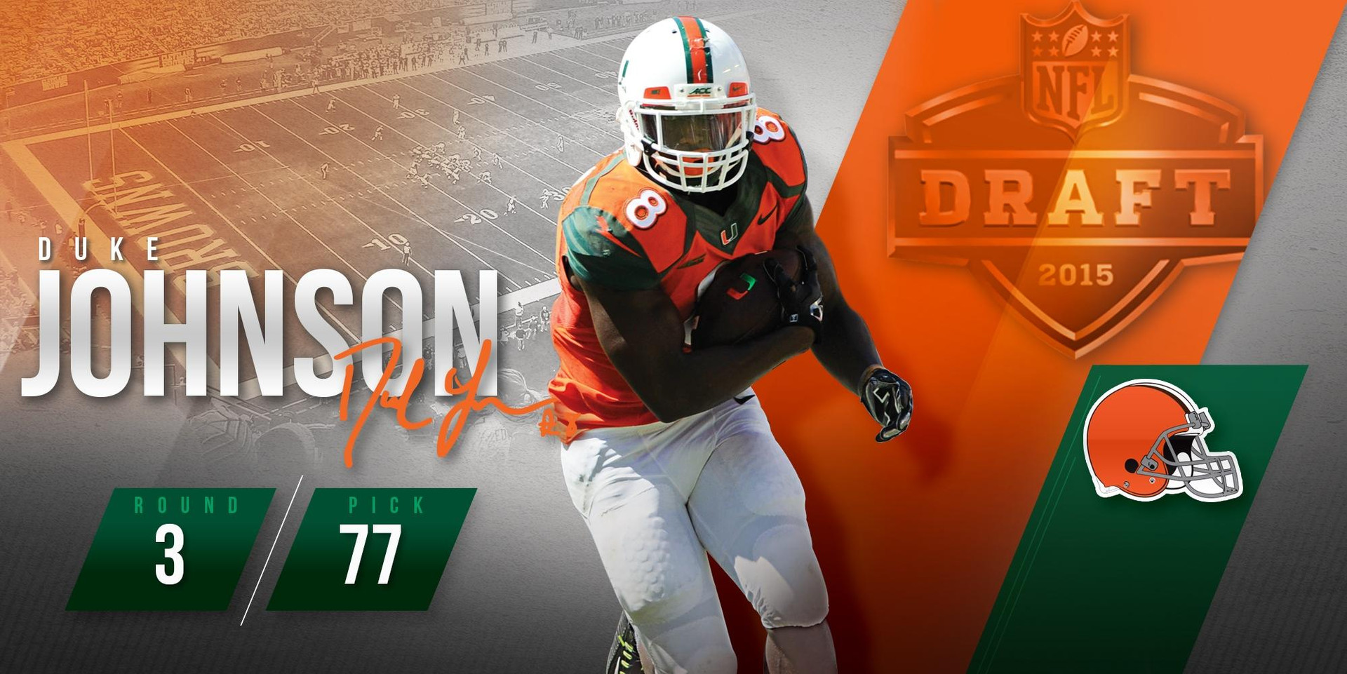 Browns Draft Johnson in the Third Round