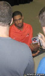 Basketball Media Day Provides Access to a Unique Group of `Canes