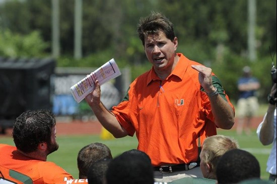 Al Golden. 2011 Miami Hurricanes Spring Football @ Traz-Powell
